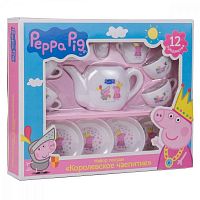 Peppa Pig Набор посуды "Королевское Чаепитие" 12 предметов					