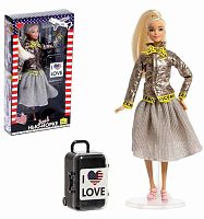 Happy Valley Кукла с чемоданом "Элис в Нью-Йорке", серия Вокруг света					