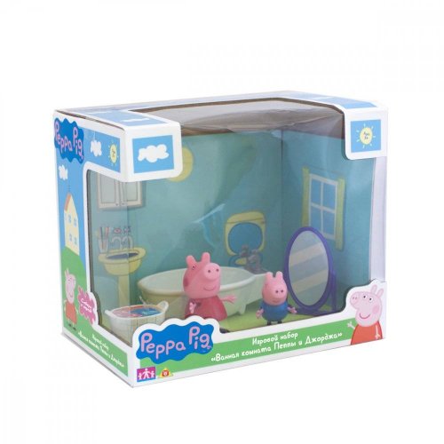 игрушка Peppa Pig Игровой набор "Ванная комната Пеппы и Джорджа"