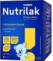 Nutrilak Гипоаллергенная смесь сухая Premium, 600 г					