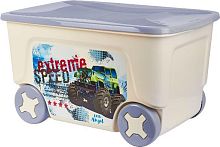 Lalababy Ящик на колесах Play with Me Super Truck, 50 л