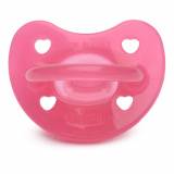 Chicco Пустышка Physio Soft 1 шт 6-12 мес силиконовая / розовая