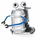 Конструктор Робот из жестяной банки, 18 деталей. KidzRobotix/ КидзРоботикс 4М