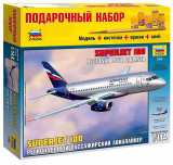 Звезда Сборная модель "Самолет SuperJet 100"