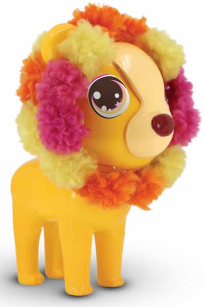 Ruffle Fluffies Набор для создания игрушки из помпонов "Львёнок Леон"