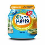 Фрутоняня Пюре Груша Натуральное(с 4 мес) 100 гр