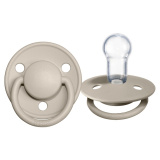 BIBS Соска-пустышка De Lux Silicone, 0-6 месяцев / цвет Sand