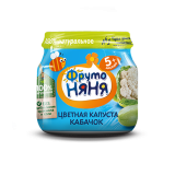 Фрутоняня Пюре из цветной капусты и кабачков 80г