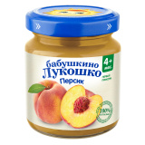 Бабушкино Лукошко Пюре из Персиков с 4 мес 100г