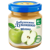 Бабушкино лукошко Пюре Яблоко, с 4месяцев, 100 г