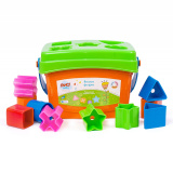 Fancy Развивающая игрушка-сортер Веселые фигурки / цвет зеленый, оранжевый