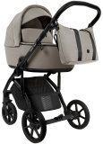 ROAN Коляска 2 в1 Bass Next короб+прогул.(2 места) (Hazel/Black/руч.Black)