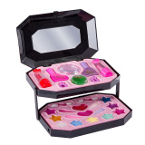 Набор детской декоративной косметики Bondibon Eva Moda, BOX 37,5*23*4,5 см; косметичка, 2х-уровневая