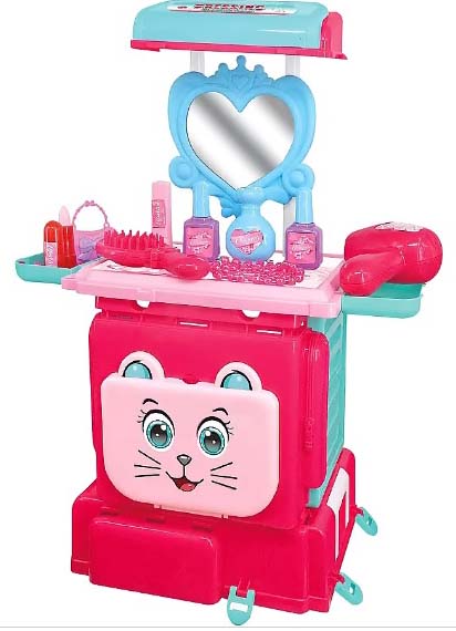 Junfa Toys Чемоданчик-ранец "Котенок. Юная модница"