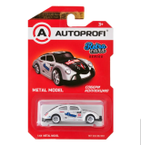 Машинка коллекционная 1:64, Серия RETRO CARS (VW Beetle), RET-002, чёрн./белый, 1/64/128