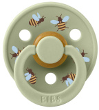 Bibs Пустышка латексная Studio Colour, 6+ месяцев Bumblebee Friends - Sage