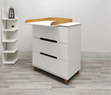 IN AL Комод ИНКАНТО Anniken LUX 800/3 (Белый/бук)