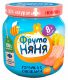 ФрутоНяня Пюре горбуша-овощи, с 8 месяцев, 100 г