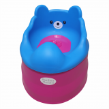 Bambini Moretti Горшок детский Медвежонок с крышкой / розовый / 8811