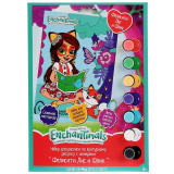 MultiArt Набор для творчества Роспись по номерам, холст на картоне (17х23см) Enchantimals 281932