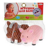 Играем вместе Набор игрушек для ванны «Конь + хрюша»