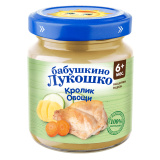 Бабушкино Лукошко Пюре Рагу Овощное с Кроликом с 6 мес 100г