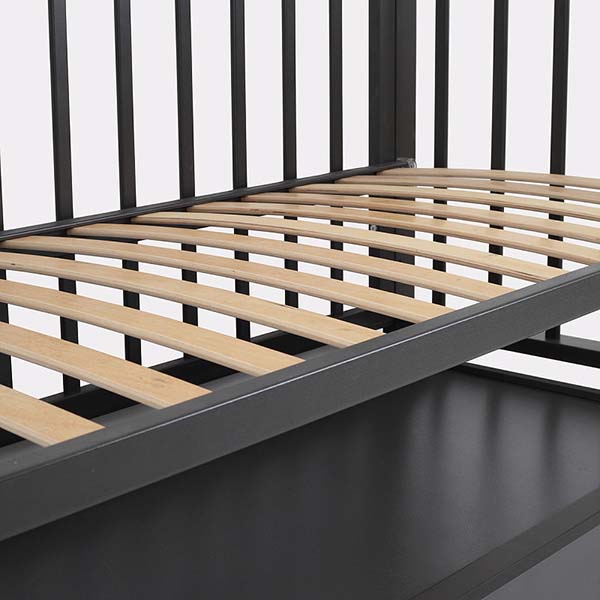 Rant Кроватка Bergen Plus, универсальный маятник / цвет Moon Grey (темно-серый)