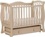 Кровать поперечный маятник "Маргаритка" / слоновая кость