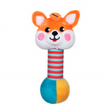 Жирафики Погремушка со звуком "Лисенок"