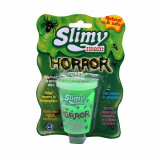 Slimy Слайми. Слайм Ужастики с игрушкой / зеленый 80 г
