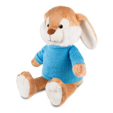 Maxitoys Luxury Мягкая игрушка Кролик Эдик в Свитере, 25 см / цвет коричневый