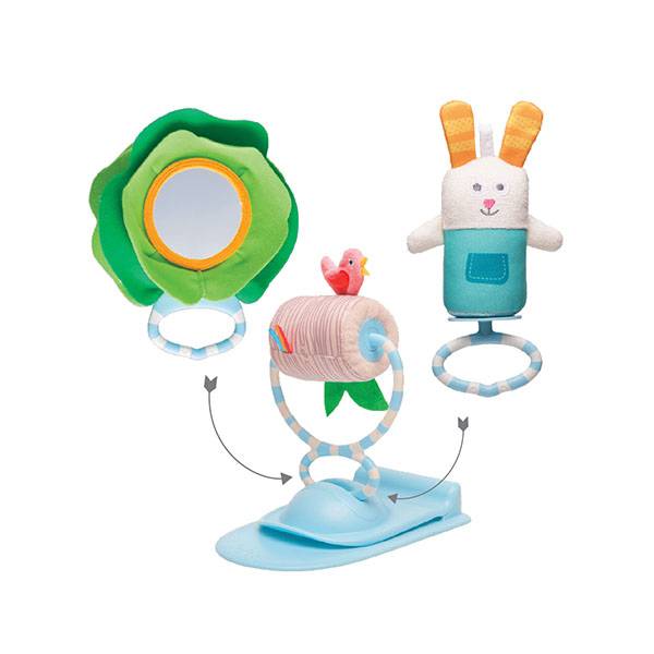 Taf Toys  Игрушка Круглый развивающий коврик (с подушкой) 90*90