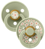 Bibs Набор латексных пустышек Studio Colour, 0+ Jasmine - Sage Mix