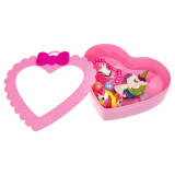 1Toy Набор украшений Sweet heart Bijou в шкатулке, 5 предметов / цвет розовый