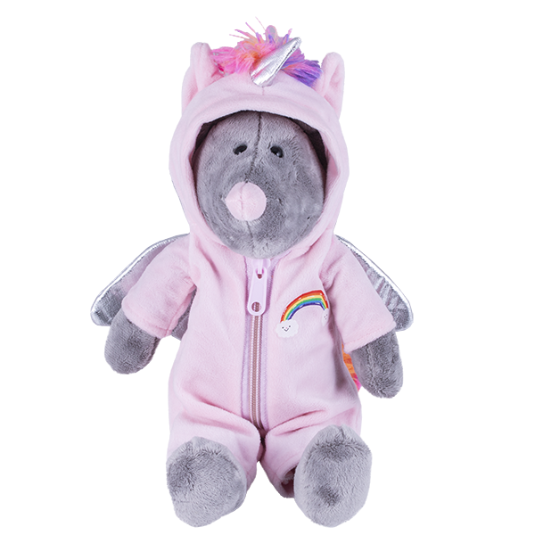 Softoy Игрушка мягкая Мышь-единорог, 26 см S910/15