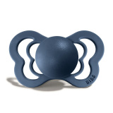 BIBS Соска-пустышка Couture Silicone, 0-6 месяцев / цвет Steel Blue