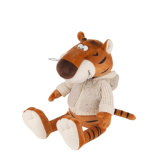 Maxitoys  Мягкая игрушка "Тигр Костян в меховом худи", 20 см