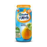 Фрутоняня пюре 250г из груш и яблок