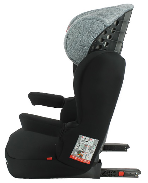 Nania Автокресло Rway Easyfix (15-36 кг) / цвет Tech Silver (черный-серый)