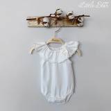 Little star Боди с воланом / интерлок / крем / рост 62 / 0-3 месяцев