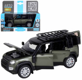 Автопанорама Машинка металлическая Land Rover Defender 110 / цвет зеленый