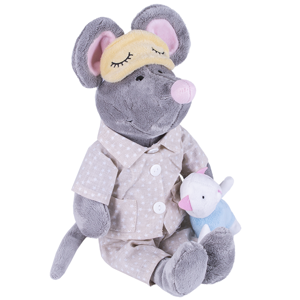 Softoy Игрушка Мышь в пижаме, 36 см S886/20