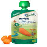 Fleur Alpine Пюре детское Морковь, с 4 месяцев, 90 г