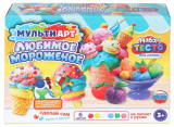 MultiArt Набор с тестом для лепки «Любимое мороженое»