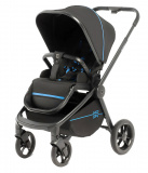 Moon Коляска прогулочная Resea Blue (603) 2020 / черный + синий