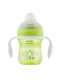 Chicco Чашка-поильник Transition Cup (силиконовый носик), 200 мл / цвет салатовый