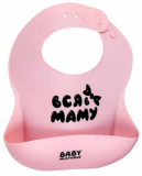 BabyMusthave Нагрудник из силикона "Вся в маму"