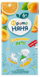 ФрутоНяня Нектар мультифруктовый из яблок абрикосов и апельсинов, с 6 месяцев, 200 мл