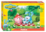 Step puzzle Пазл Смешарики MAXI, 35 деталей / цвет зеленый