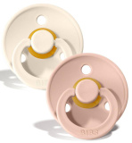 Bibs Набор пустышек Colour, от 18 месяцев: Ivory/Blush